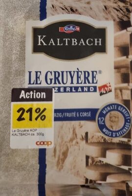 Le gryère front packaging