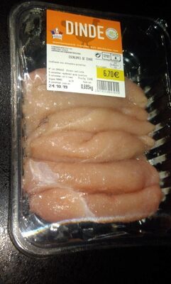 Escalopes de dinde front packaging