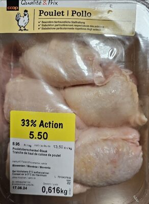 Pouletoberschenkel-Steak