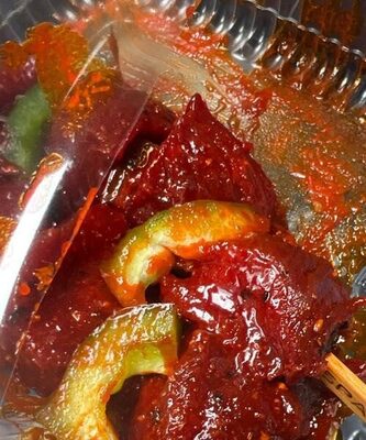 Brochette de boeuf marinée