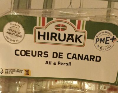cœur de canard ail et persil