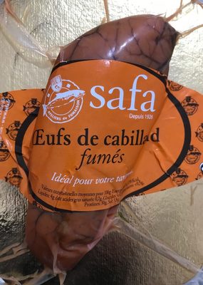 Oeufs de cabillaud fumés