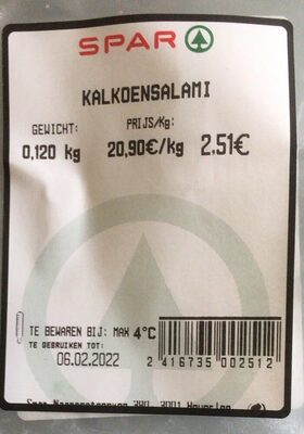 Kalkoensalami