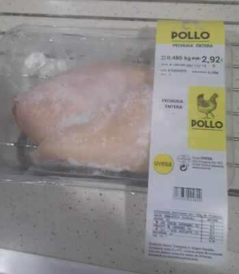 Pechuga de pollo entera