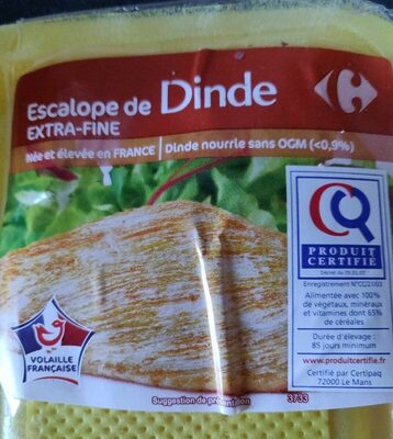 Escalope de dinde