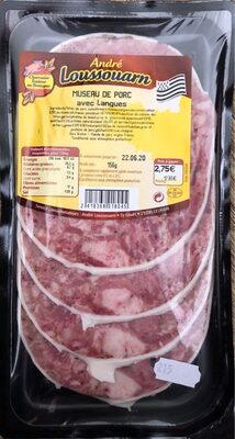 Museau de porc avec langues 156gr