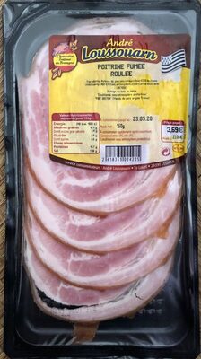 Poitrine fumée roulée