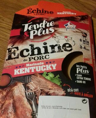 Échine de Porc marinade Kentucky front packaging