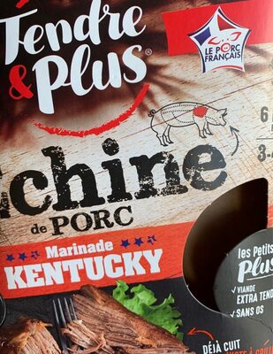 Echine de porc marinade kentucky front packaging