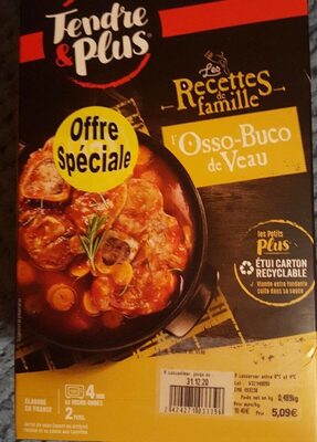 L'osso-buco de veau front packaging