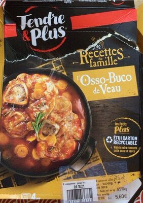 Osso buco de veau front packaging