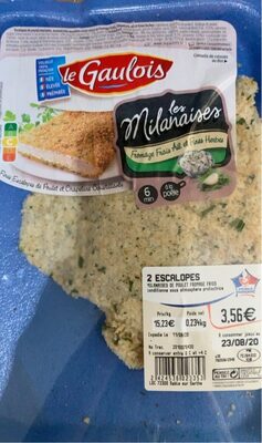 Escalopes les milanaises
