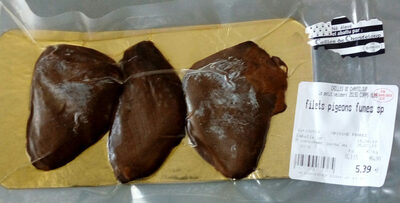 filets de pigeon fumes front packaging