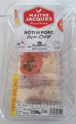 Roti de porc façon orloff
