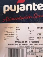 PECHUGA DE POLLO FILETEADA