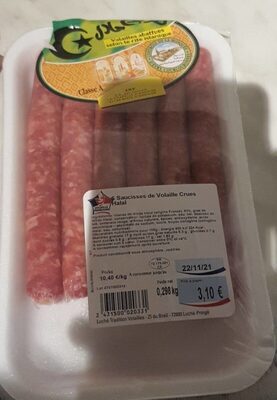 Saucisse de volaille halal