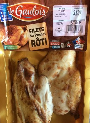 Filet de poulet rôti