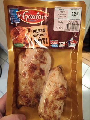 Filets de poulet roti