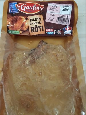Filet de poulet roti front packaging