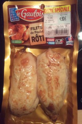 Filets de poulet rôti