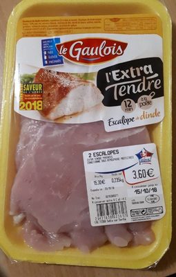 2 escalopes extra tendre
