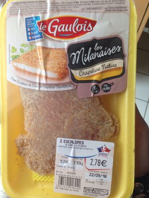 Les milanaises chapelure nature