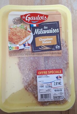 Les Milanaises Chapelure nature