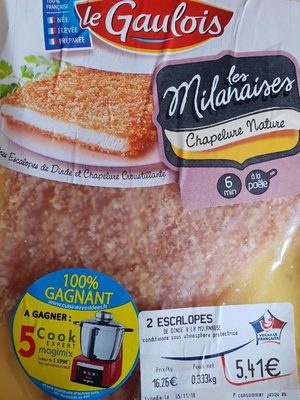 Les milanaises dinde