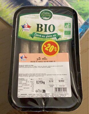 Saucisse de volaille aux herbes