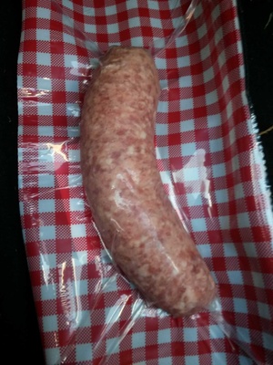 Saucisson cuit à l'ail