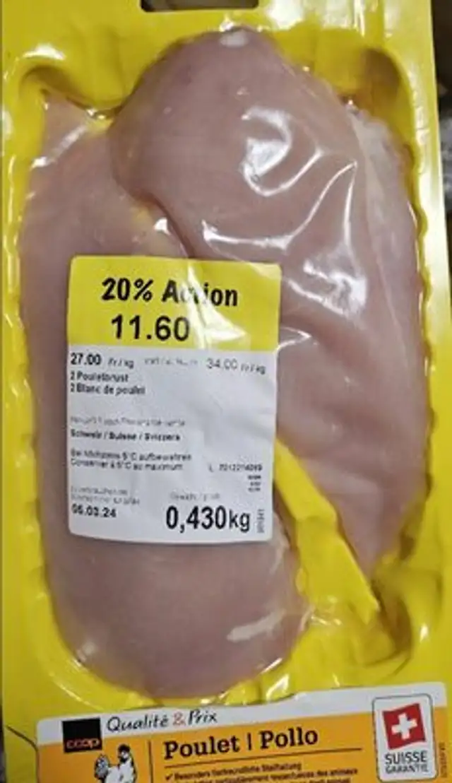 Pouletbrust front packaging