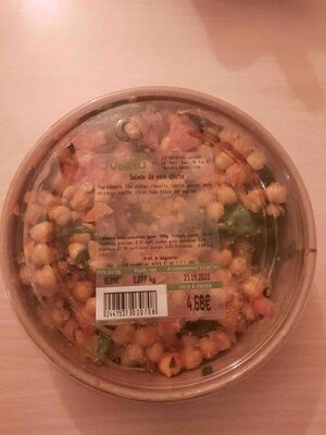 Salade de pois chiche front packaging