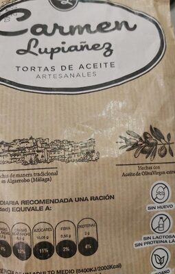 Tortas Aceite Carmen Lupiañez