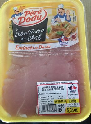 Emincés de filet de dinde