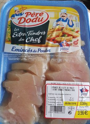 Émincés de poulet