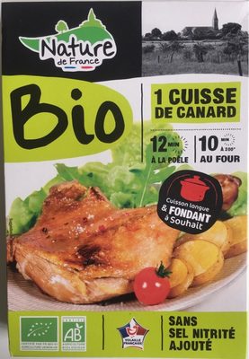 Cuisse de Canard Bio front packaging