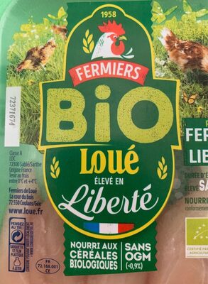 Poulet fermier élevé en liberté