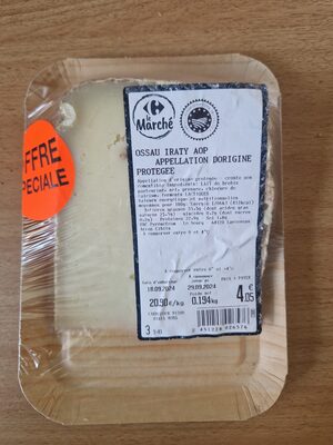 Ossau Iraty AOP front packaging