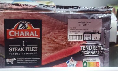 Steak front packaging