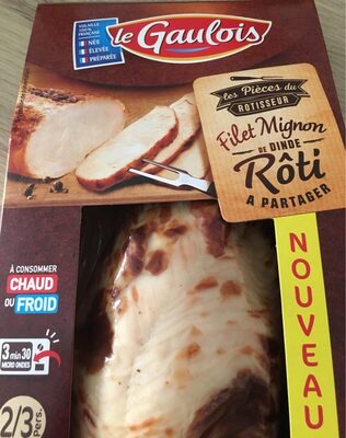 Les pieces du Rotisseur Filet Mignon de dinde roti à partager front packaging