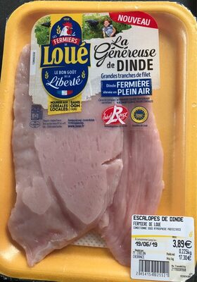 Filet de dinde front packaging