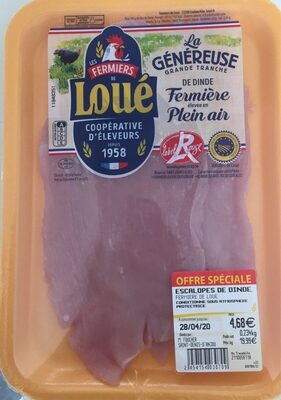 La Généreuse dinde fermière front packaging