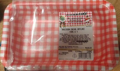 Saucisson cheval amylace fumé