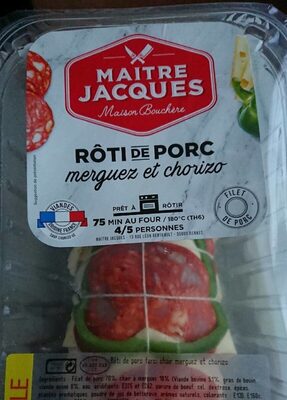 Rôti de porc merguez et chorizo