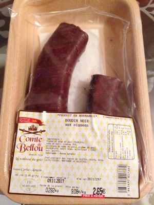 Boudin noir aux oignons