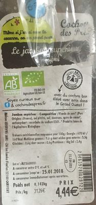 Le jambon supérieur