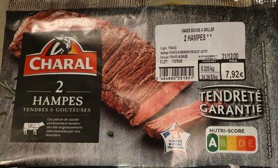 Hampe de bœuf front packaging