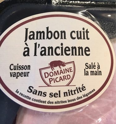 Jambon cuit à l'ancienne front packaging