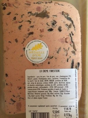 La crème forestière