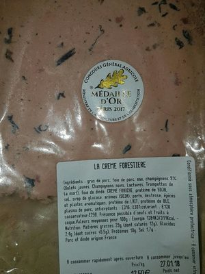 La crème forestière